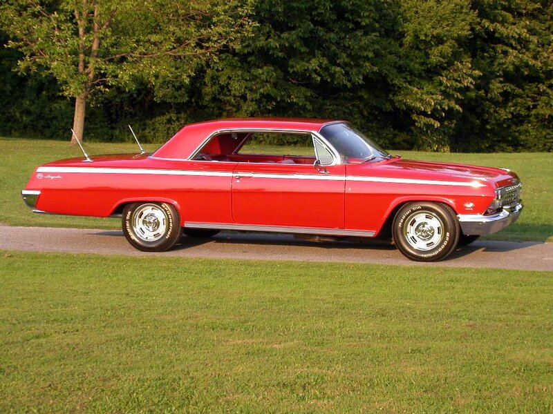 Red Classic Car — Serene, Afternoon