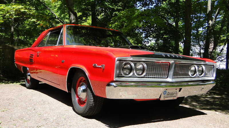 Red Classic Car — Serene, Summer