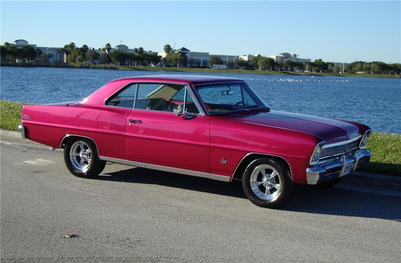 Red Classic Car — Serene