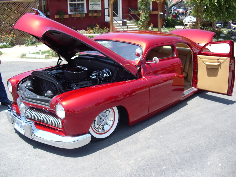 Red Classic Car — Showcase, Afternoon