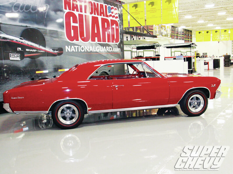 Red Classic Car — Showroom, Photograph