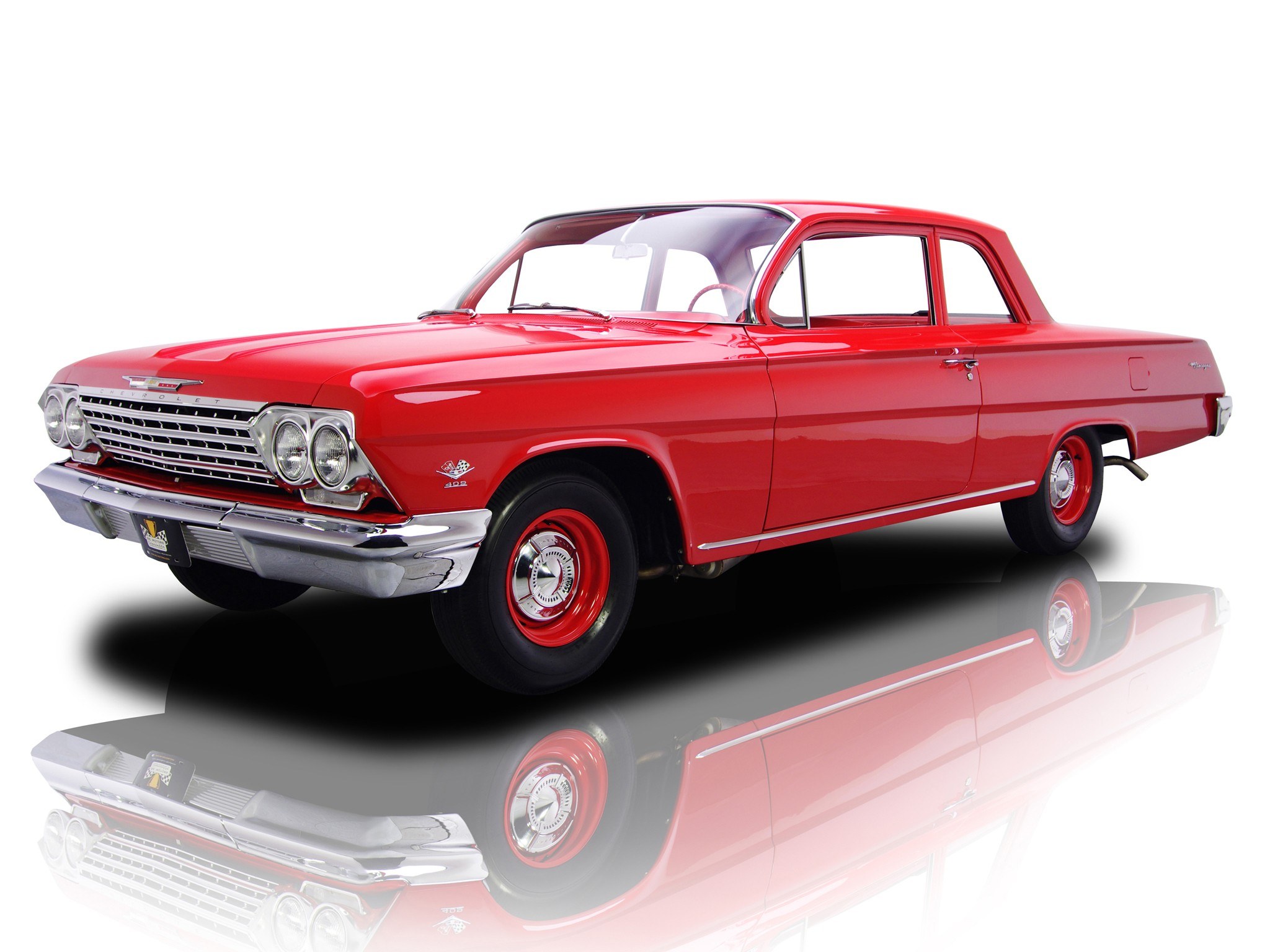 Red classic Chevrolet Impala