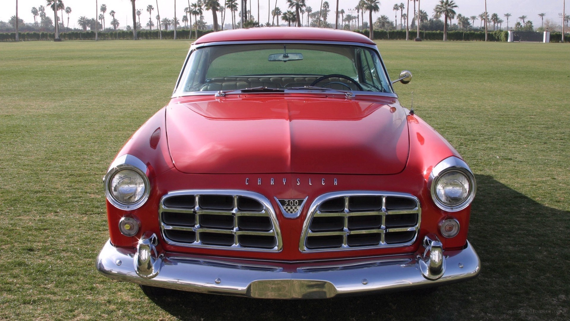 Red classic Chrysler 300
