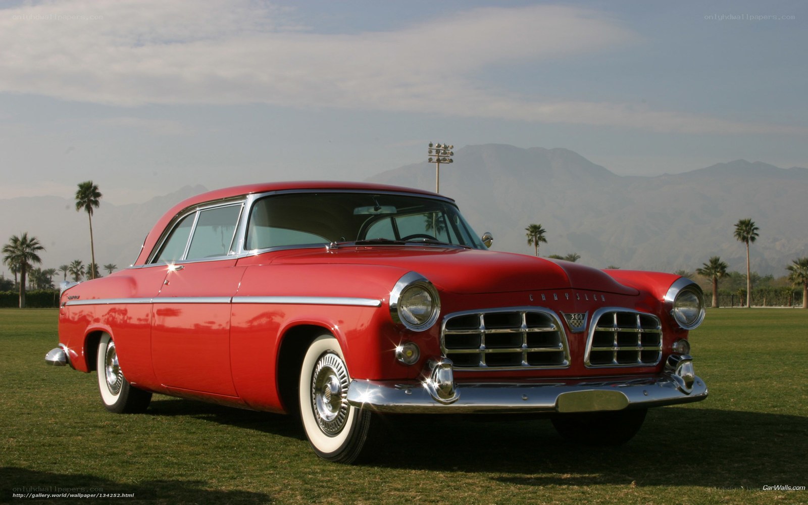 Red classic Chrysler 300