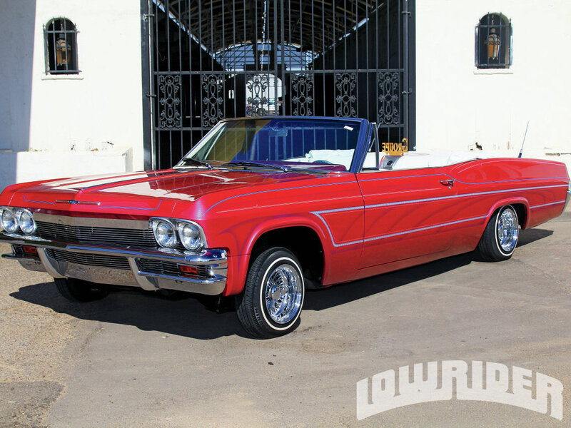 Red Classic Convertible — Bright, Afternoon