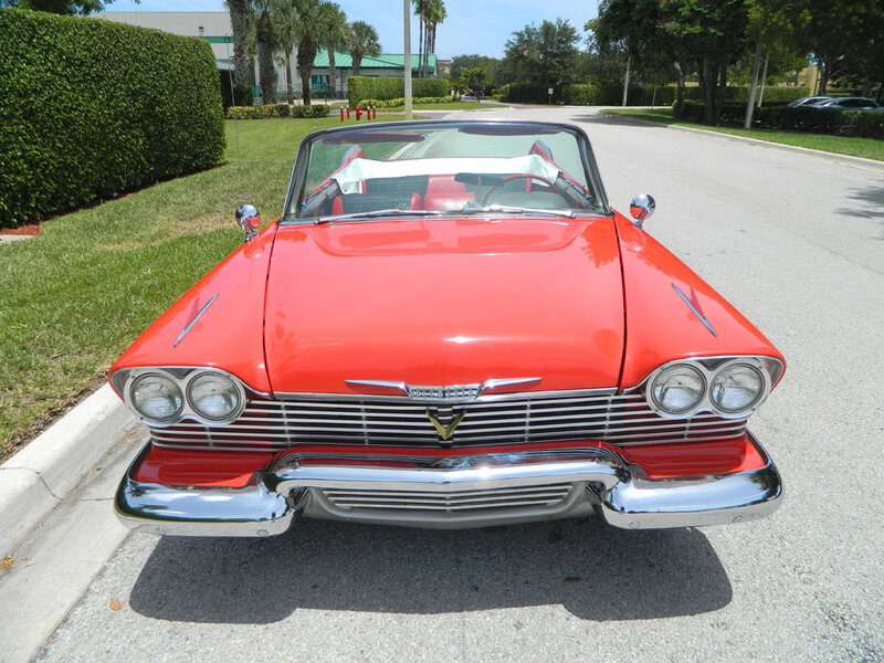 Red Classic Convertible — Calm, Afternoon, Photograph, Car