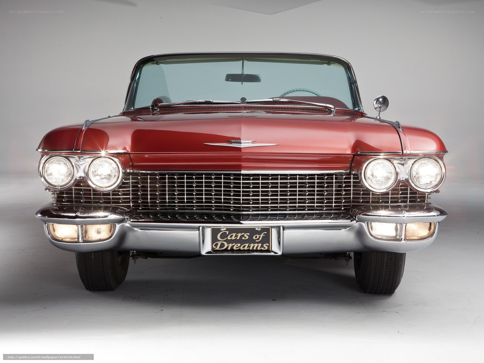 Red classic convertible car