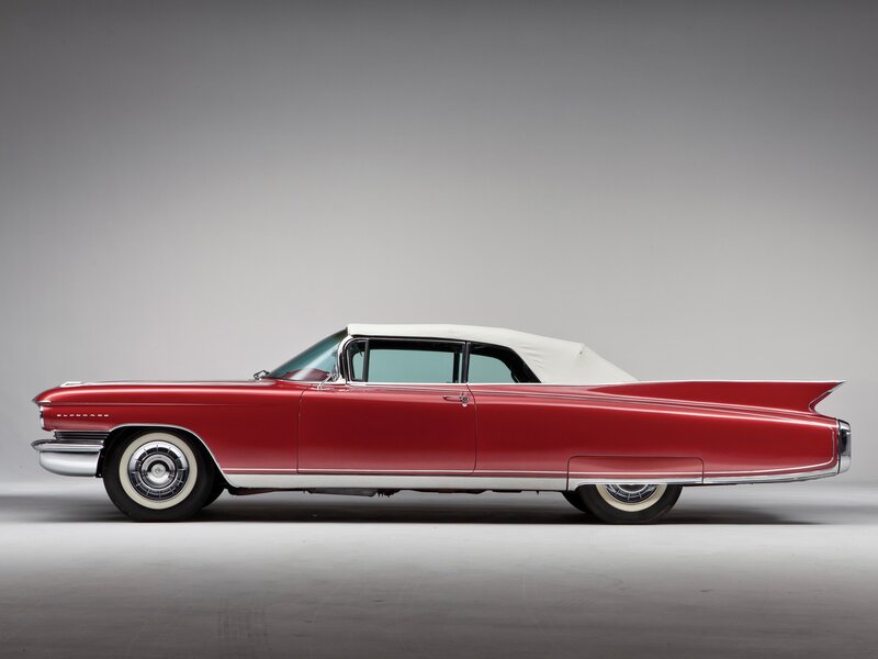 Red classic convertible car