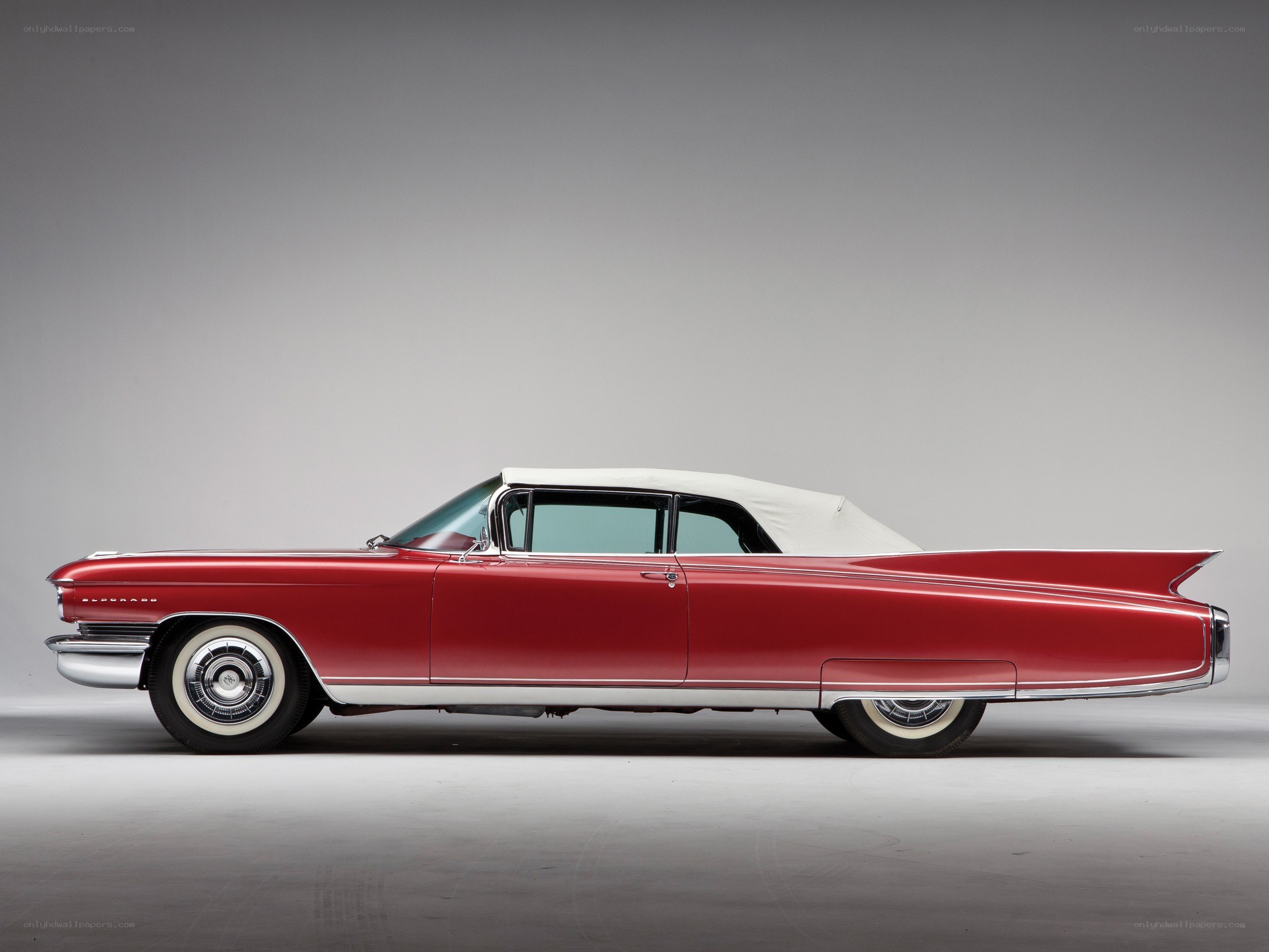 Red classic convertible car