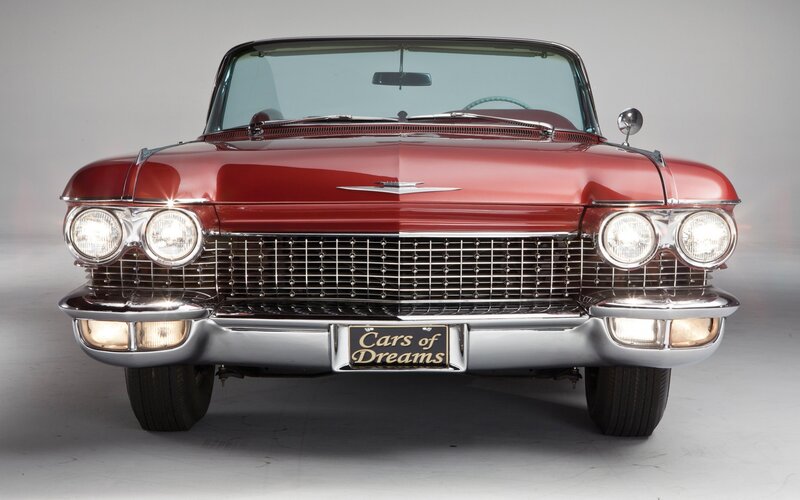 Red classic convertible car