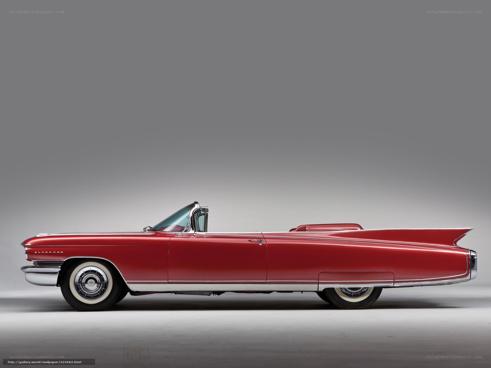 Red classic convertible car