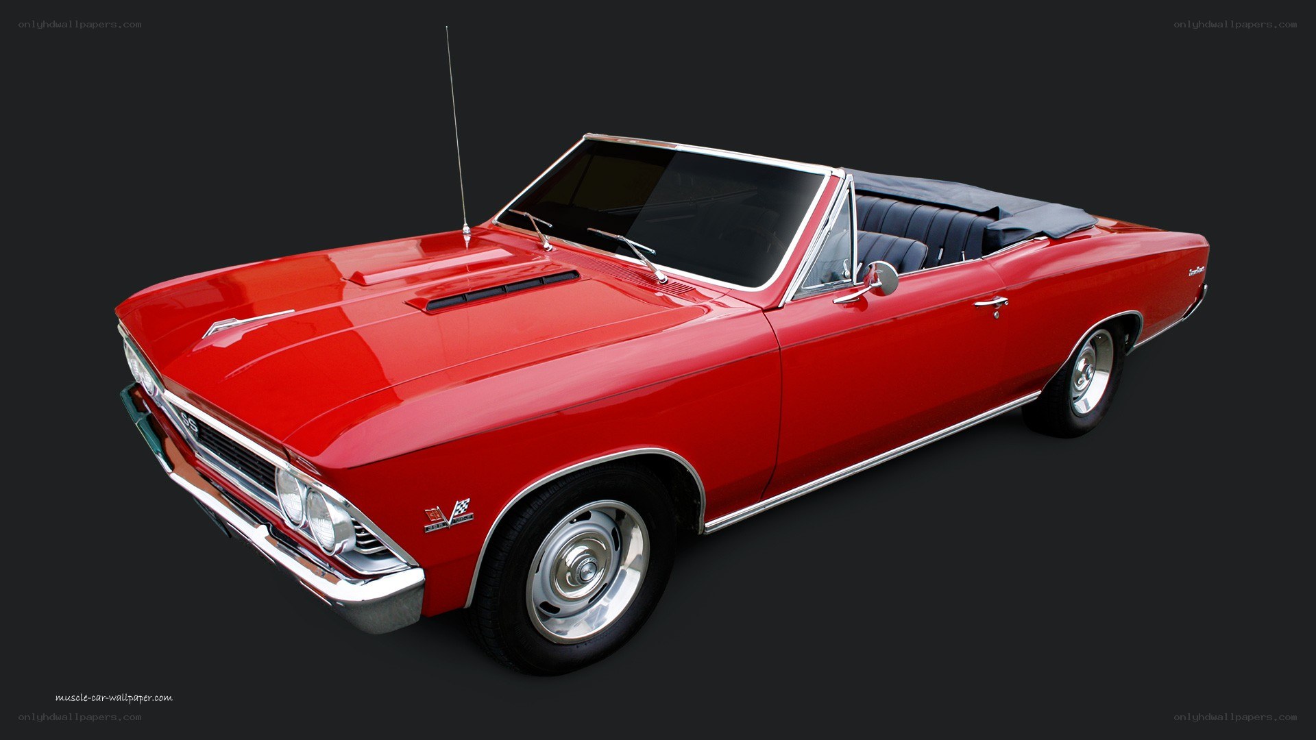 red classic convertible car
