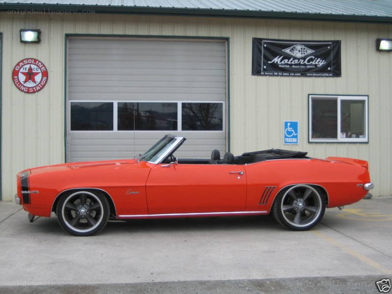 Red classic convertible car