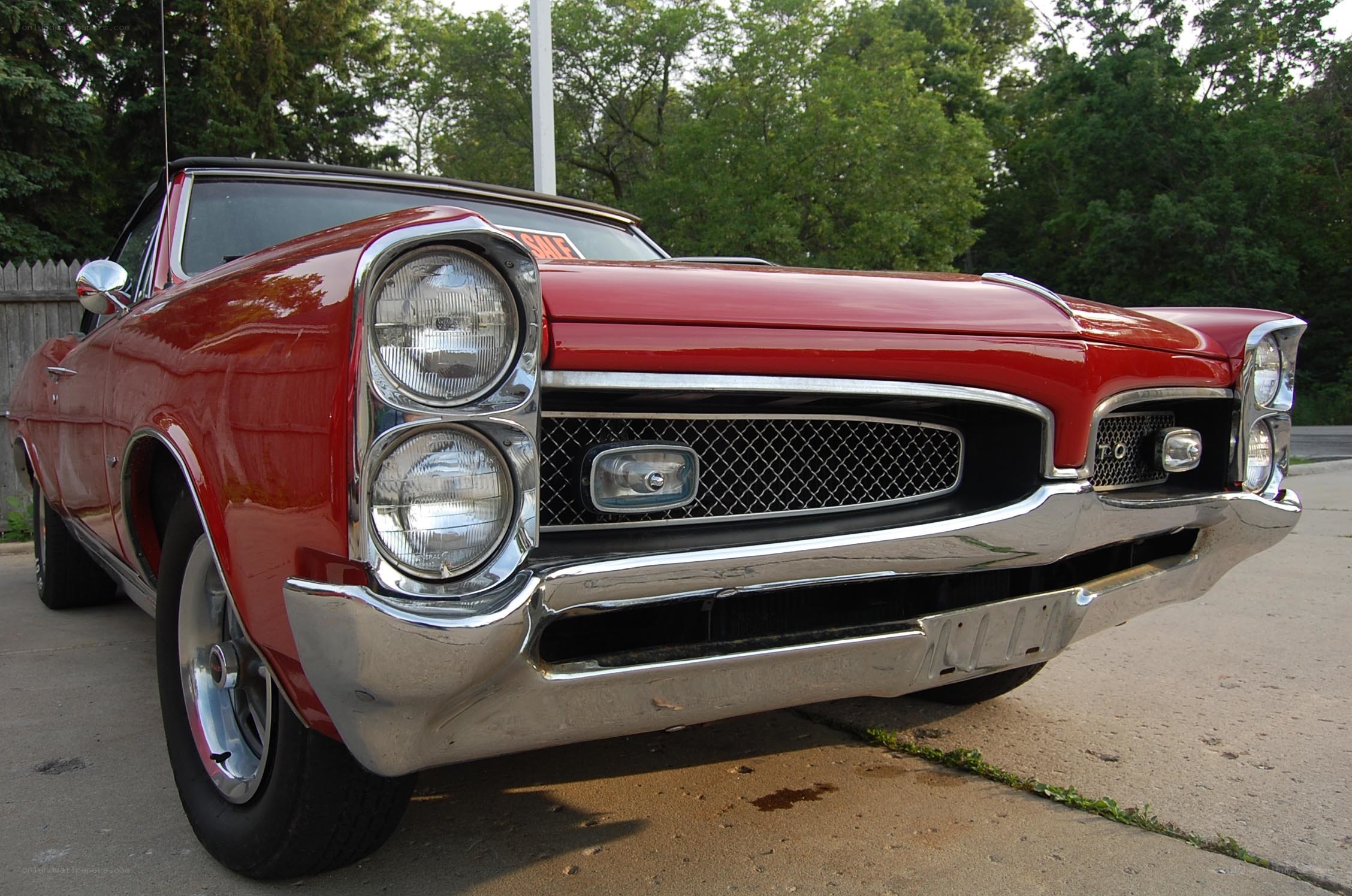 Red classic convertible car