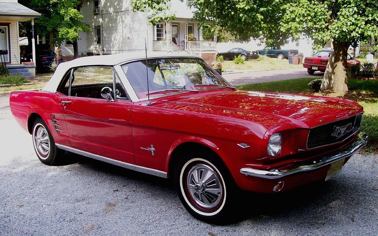 Red classic convertible car