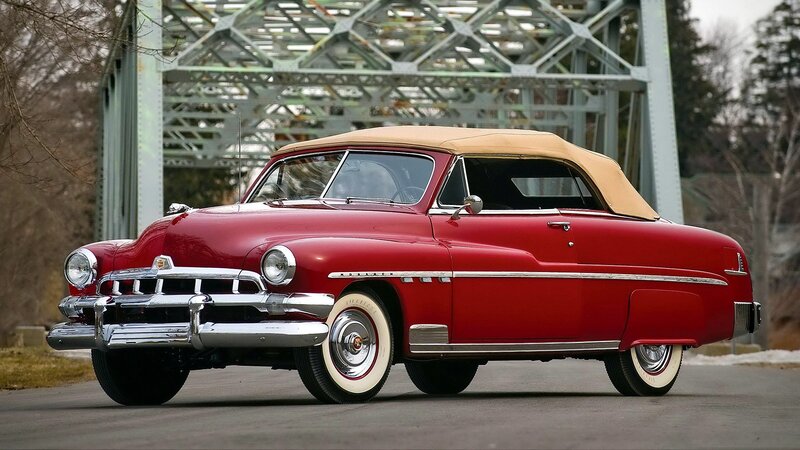 Red classic convertible car