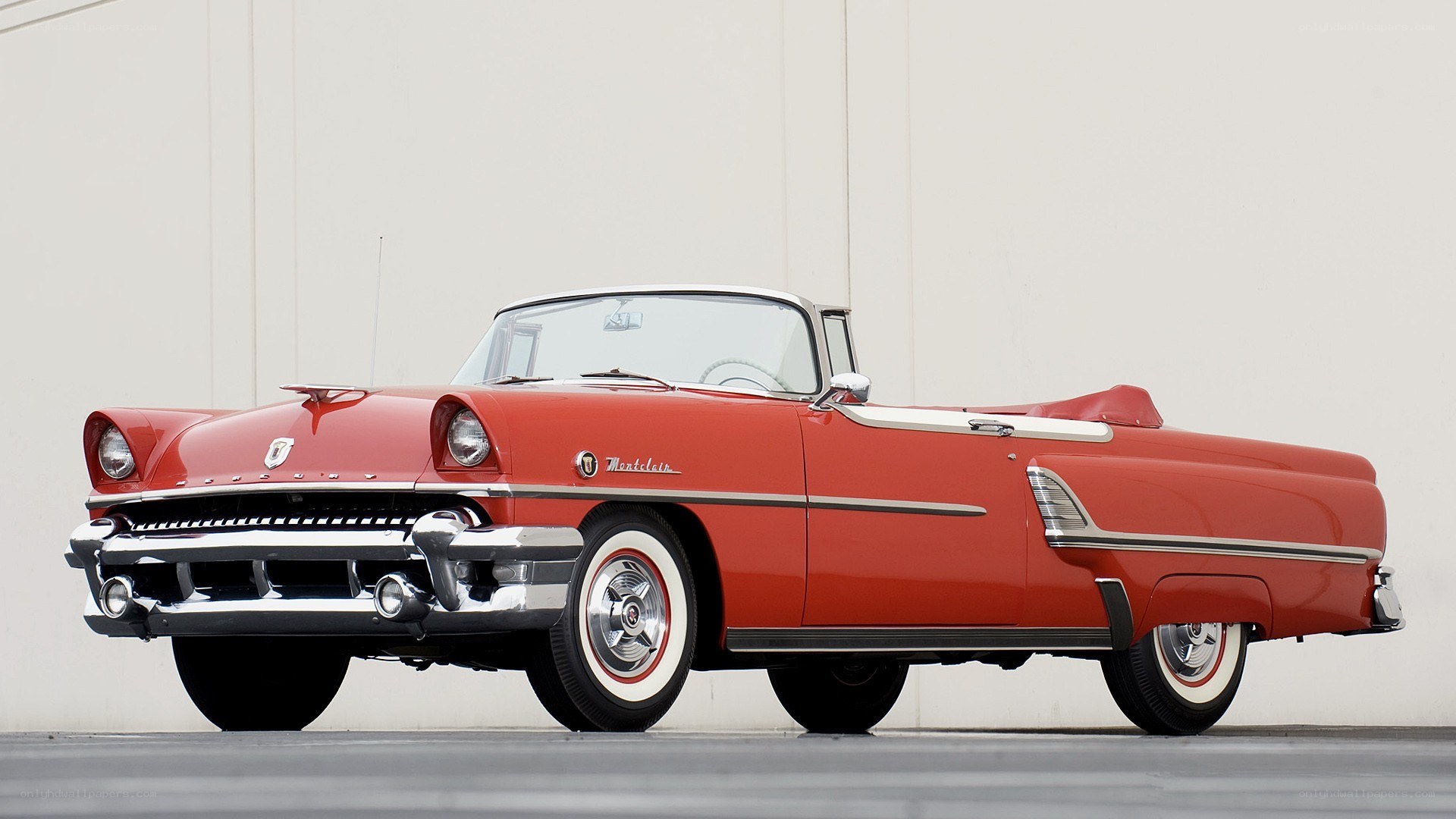 Red classic convertible car