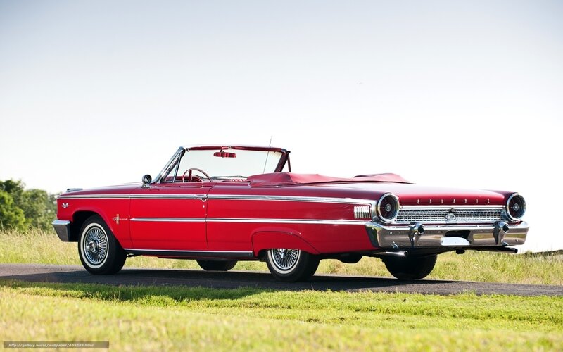 Red classic convertible car