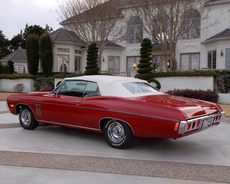 Red classic convertible car