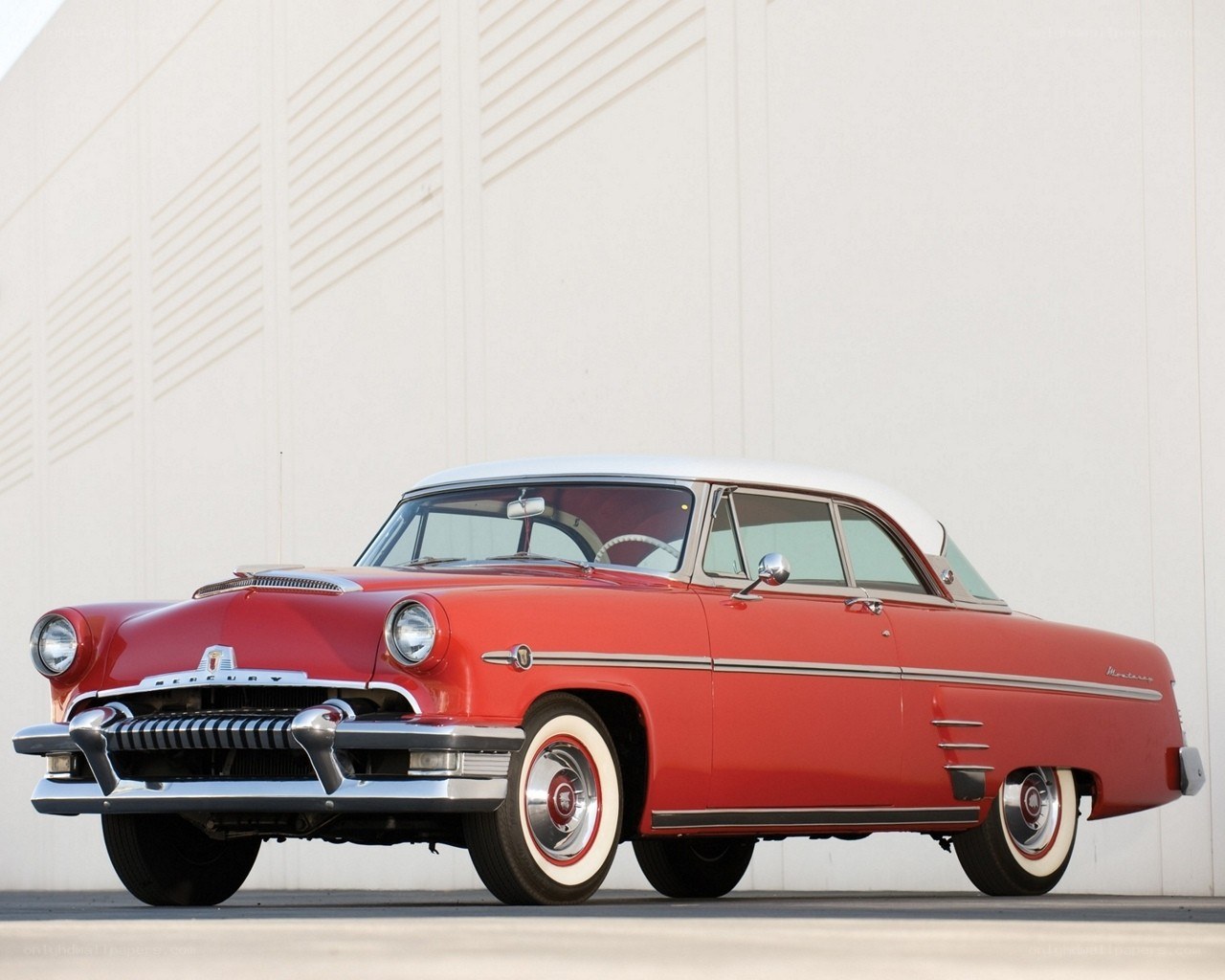 Red classic convertible car