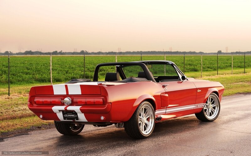 Red classic convertible car