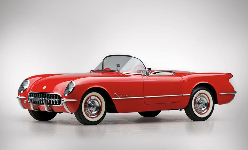 Red Classic Convertible Car — Neutral, Photograph
