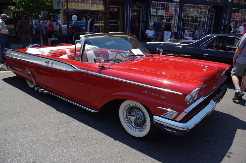Red Classic Convertible Car — Outdoor