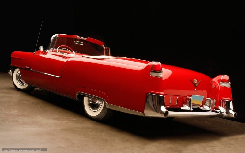 Red Classic Convertible — Dramatic, Photograph, Car, Antenna
