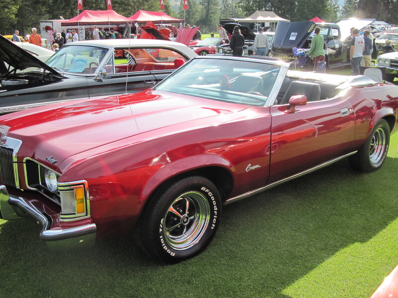 Red Classic Convertible — Outdoor, Afternoon, Photograph, Car Show, People, Other Cars