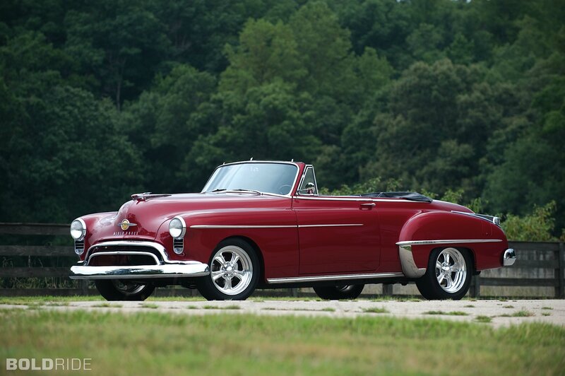 Red Classic Convertible — Serene, Afternoon, Photograph, Trees