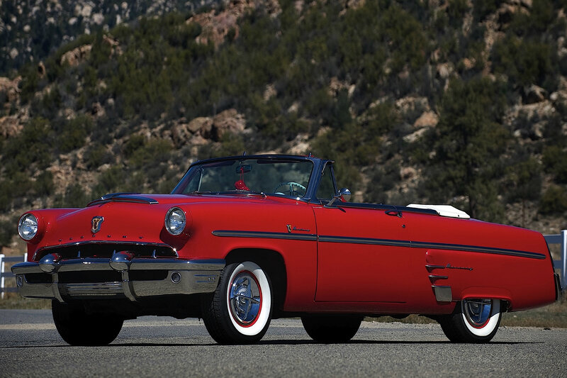 Red Classic Convertible — Serene, Afternoon