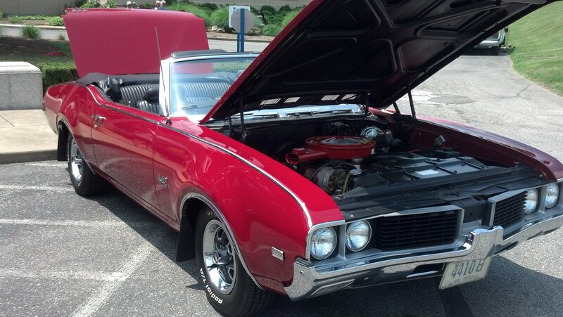 Red Classic Convertible — Showcase, Afternoon