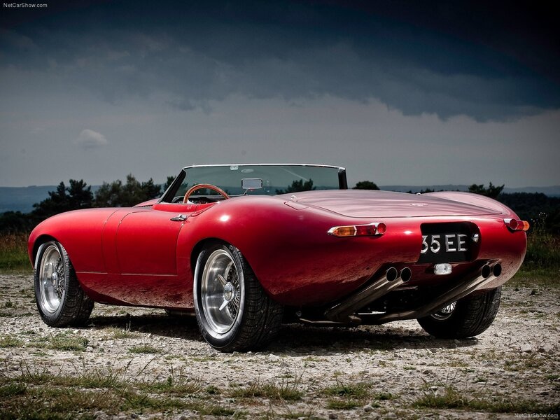 Red classic convertible sports car