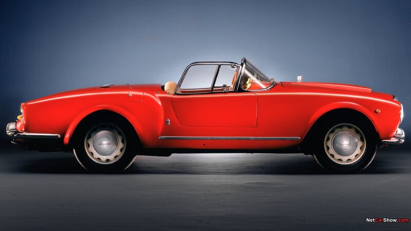 Red classic convertible sports car