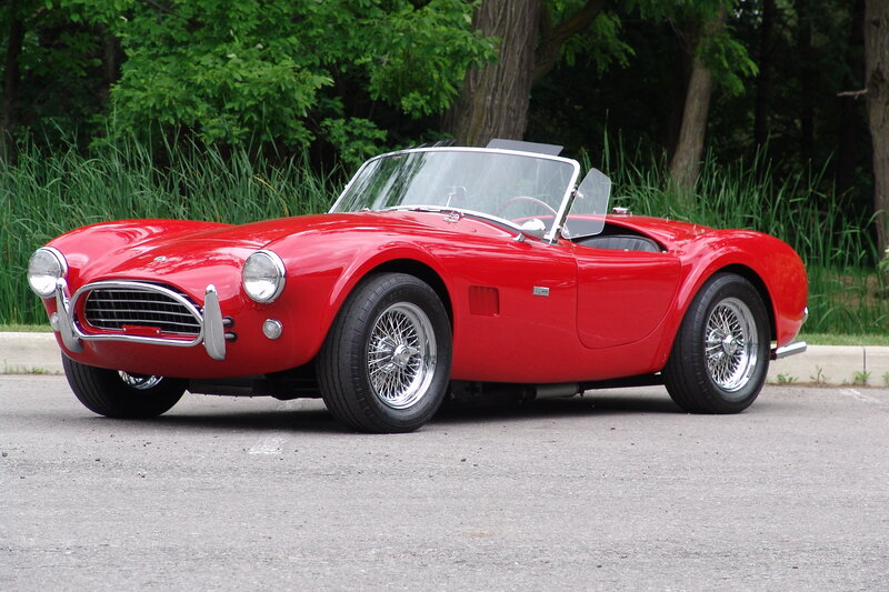 Red classic convertible sports car