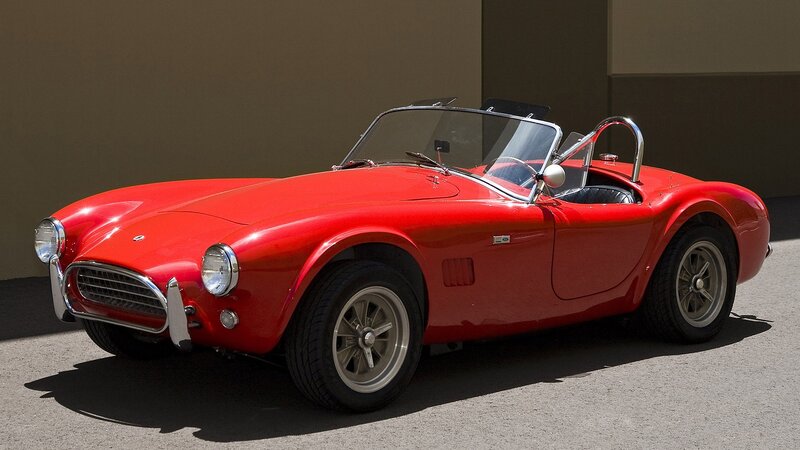 Red classic convertible sports car