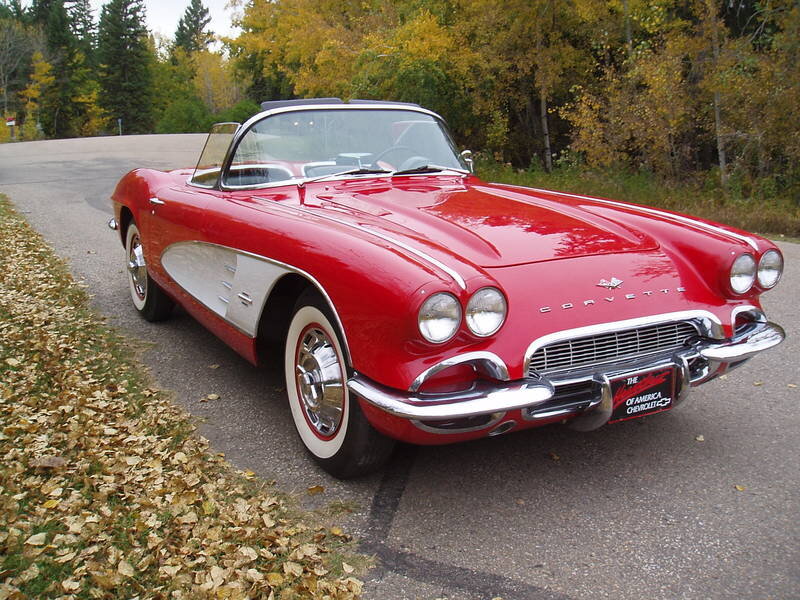 Red Classic Corvette — Calm