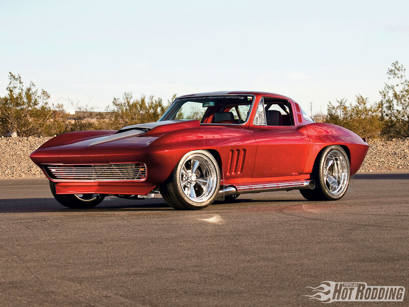 Red Classic Corvette