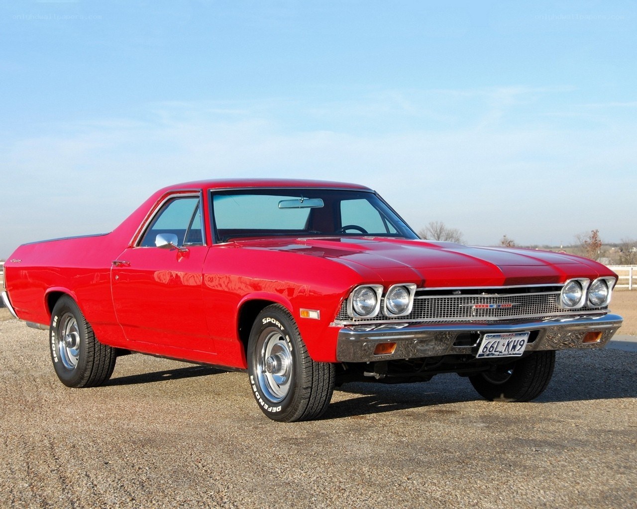 Red classic El Camino