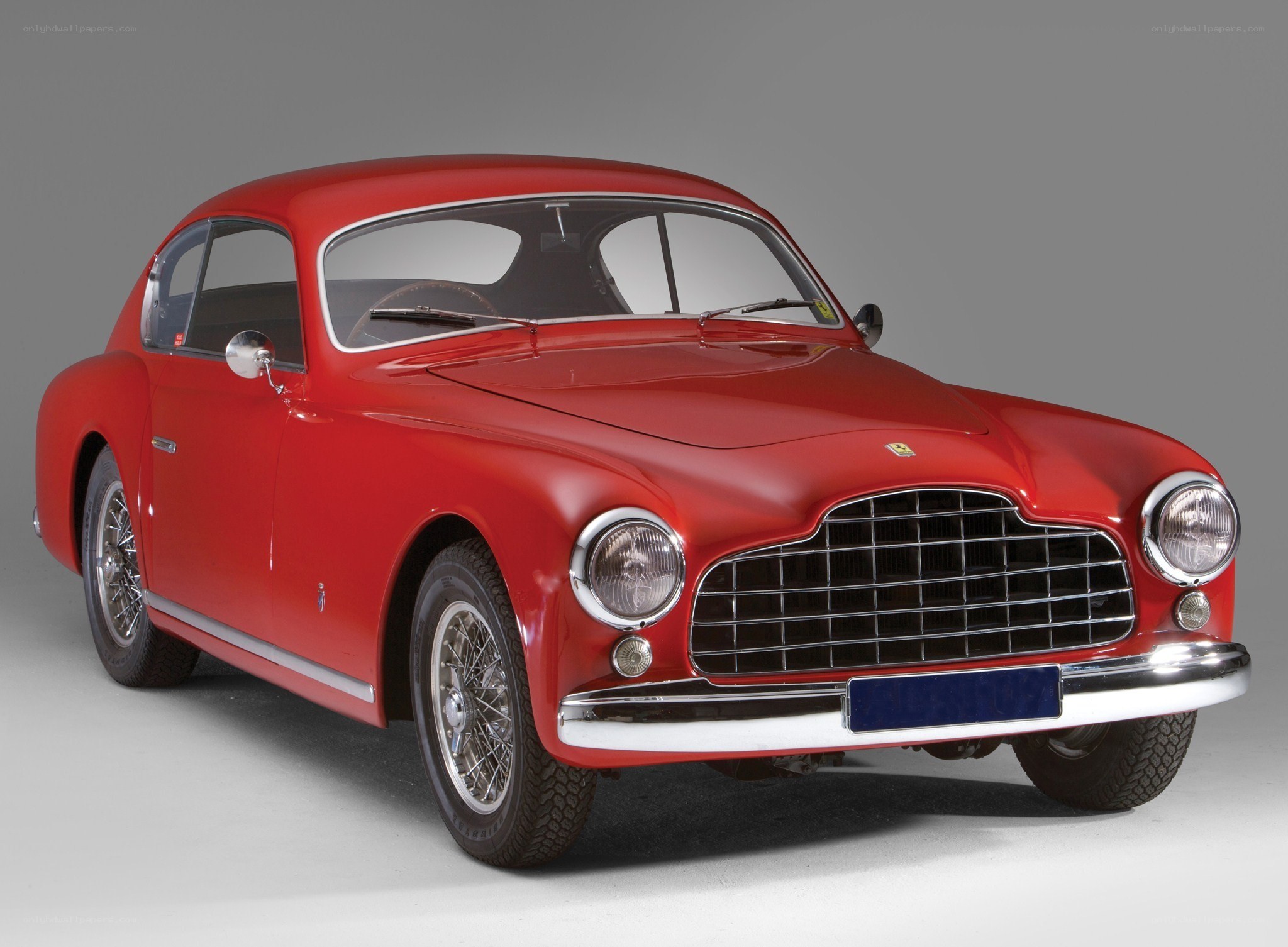 Red classic Ferrari coupe
