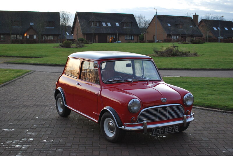 Red Classic Mini Car — Calm