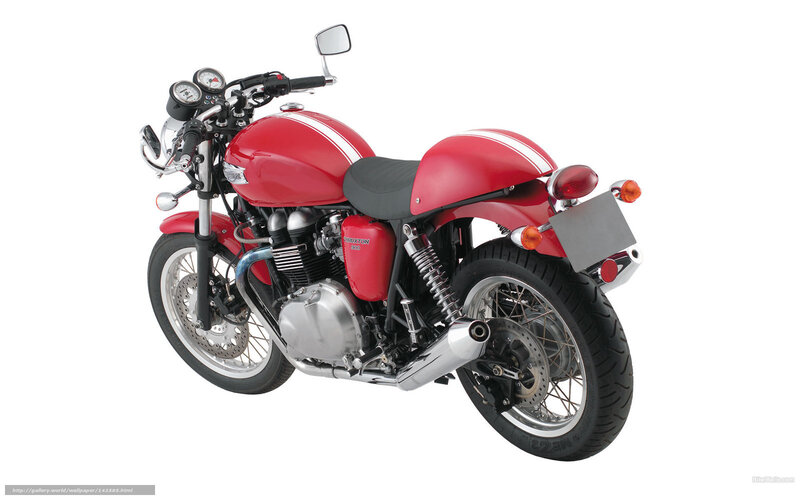 red classic motorcycle