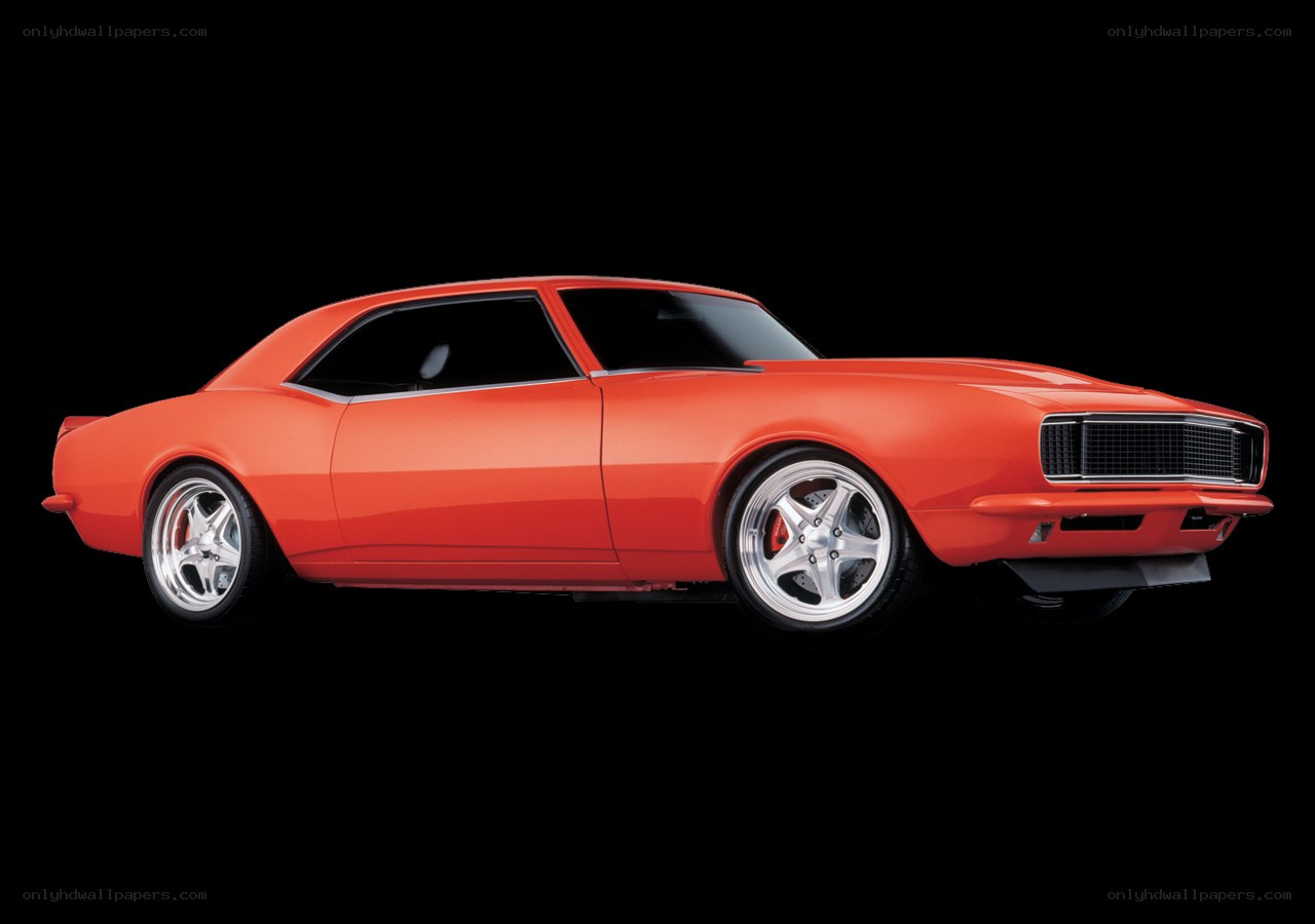 red classic muscle car