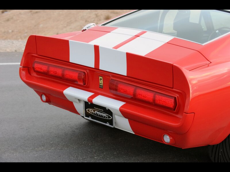 red classic muscle car