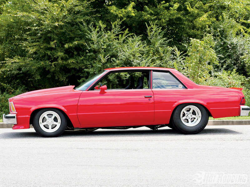 red classic muscle car