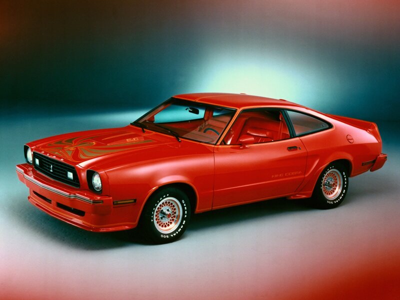 Red Classic Muscle Car — Dramatic, Photograph, Studio Lighting