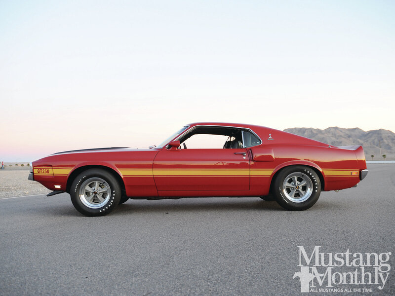 Red Classic Muscle Car — Serene, Sunset