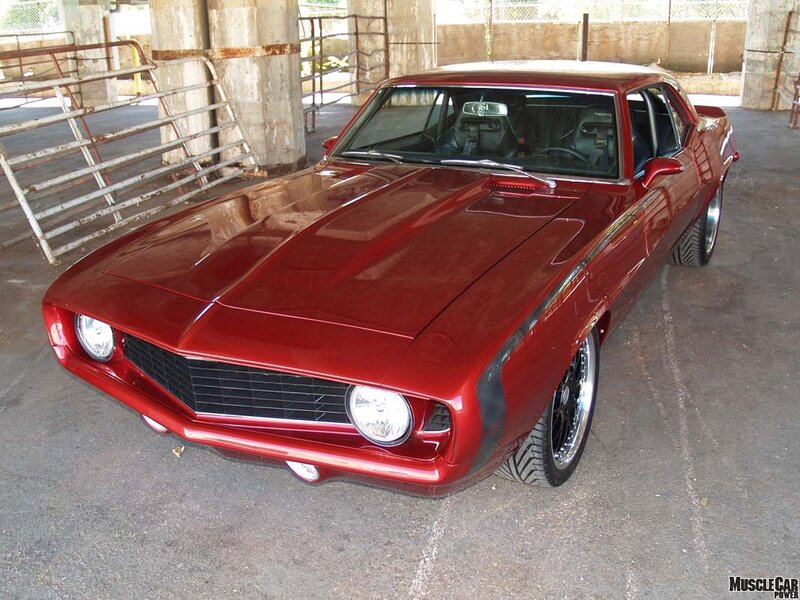 Red Classic Muscle Car — Static, Photograph