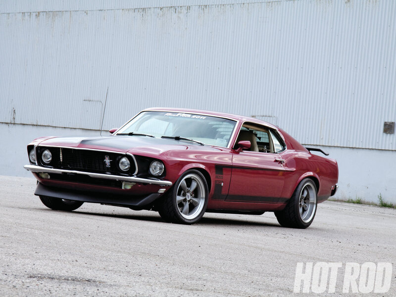 Red Classic Muscle Car — Static