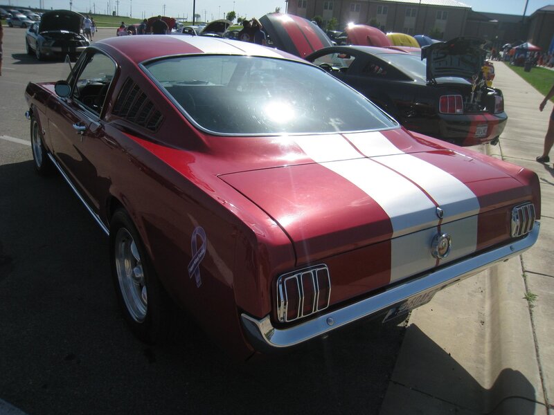 Red Classic Mustang — Outdoor, Afternoon